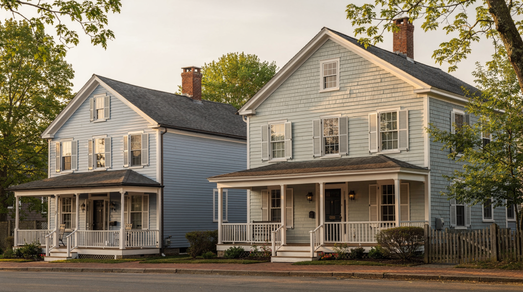 The History of New England Clapboard Houses
